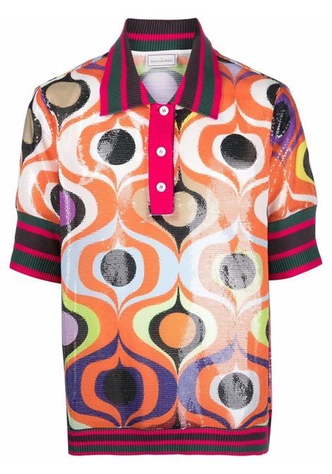 polo fantasia con paillettes PIERRE LOUIS MASCIA | Polo | KURT/S11446124592